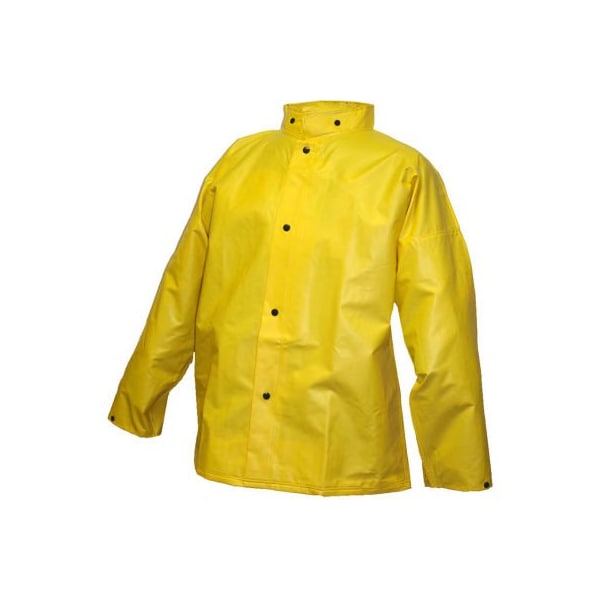 Tingley Tingley J56207 DuraScrim Storm Fly Front Jacket, Yellow, Hood Snaps, Medium J56207.MD - main